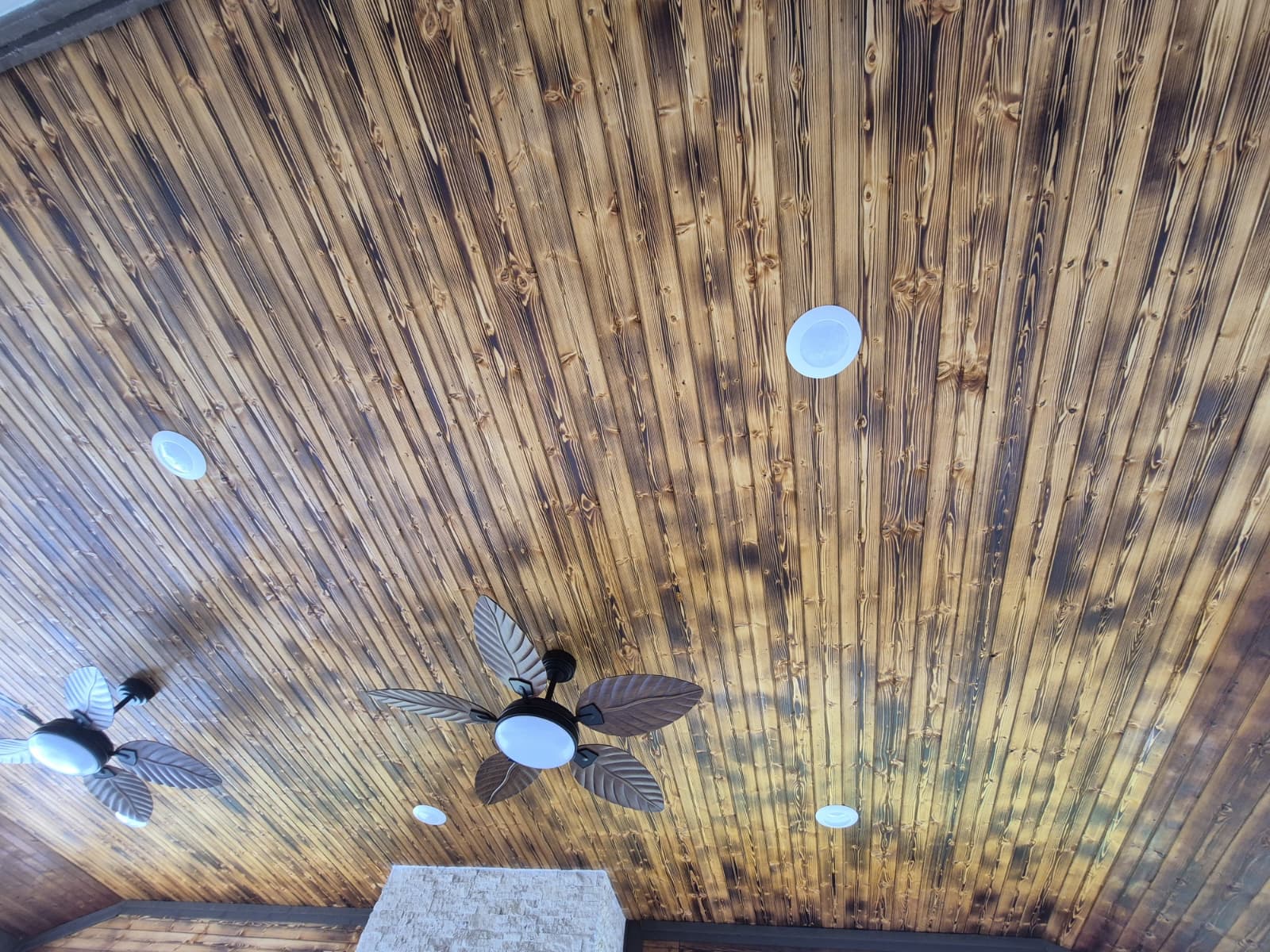 Completed patio